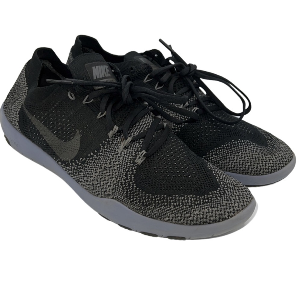 Nike Free focus Fly Knit Running Shoes, Oreo/ black, Women’s 10